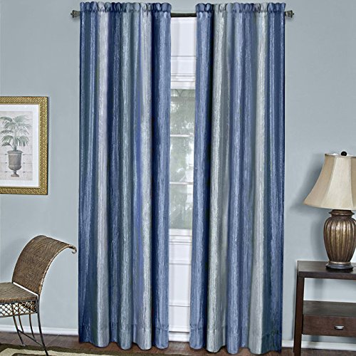 Ben&Jonah Collection Ombre Window Curtain Panel 50x84 - Blue