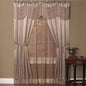 Ben&Jonah Collection Halley 6 Piece Window Curtain Set - 56x84 - Mauve