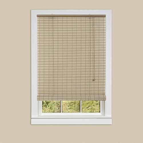 Park Avenue Collection Ashland Vinyl Roll-Up Blind 30x72 - Desert/Almond