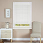 Plantation Collection Cordless Madera Falsa 2-Inch Faux Wood Blind - White - 35 inch  x 64 inch  (Actual Measurement 34.5 inch  x 64 inch ) (Actual Measurement 34.5 inch  x 64 inch )