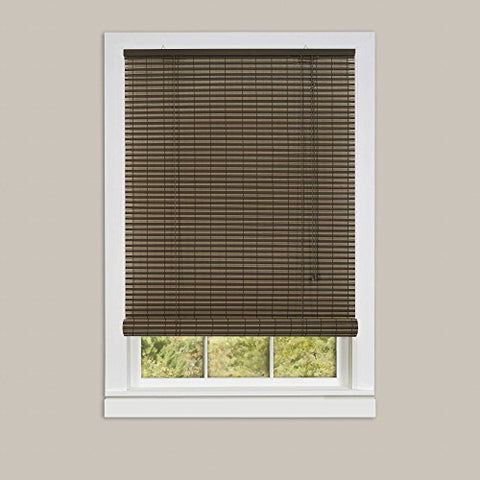 Sweet Roll Collection Set of 4 Cocoa / Almond Vinyl Roll-Up Blinds (72 inch  x 72 inch )