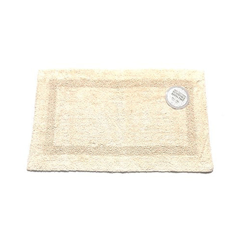 Park Avenue Deluxe Collection Park Avenue Deluxe Collection Large-Sized Reversible Cotton Bath Mat in Ivory