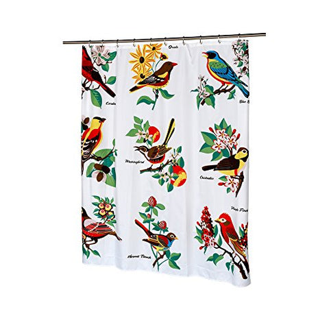 Park Avenue Deluxe Collection Park Avenue Deluxe Collection  inch Audubon inch  Fabric Shower Curtain