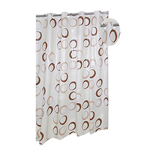 Park Avenue Deluxe Collection Park Avenue Deluxe Collection EZ-ON? PEVA  inch Circles inch  Shower Curtain