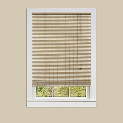 Park Avenue Collection Ashland Vinyl Roll-Up Blind 72x72 - Desert/Almond