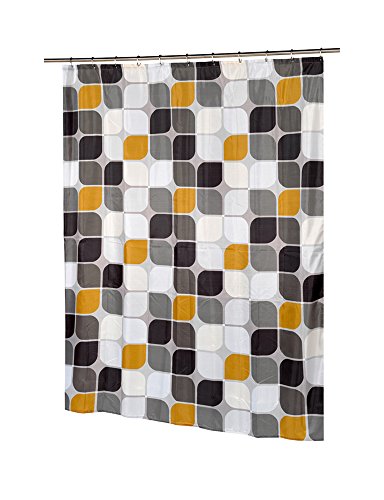 Park Avenue Deluxe Collection Park Avenue Deluxe Collection  inch Metro inch  Stall Size Fabric Shower Curtain