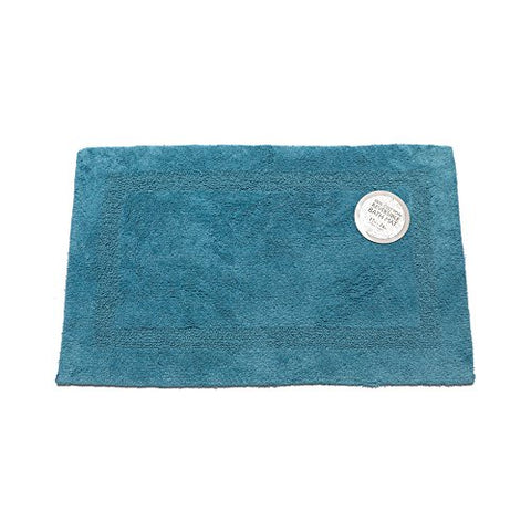 Park Avenue Deluxe Collection Park Avenue Deluxe Collection Large-Sized Reversible Cotton Bath Mat in Royal Blue