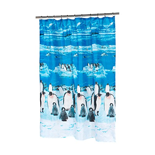 Park Avenue Deluxe Collection Park Avenue Deluxe Collection  inch Polar inch  Fabric Shower Curtain