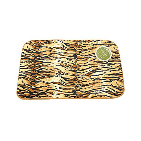 Park Avenue Deluxe Collection Park Avenue Deluxe Collection  inch Tiger inch  Faux Fur Bath Mat