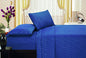 Ben&Jonah Designer Plush King Flower Embossed Sheet Set -Navy