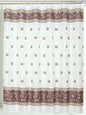 Think Out of the Box Fabric Shower Curtain 70 inch  x 72 inch  (Brown)