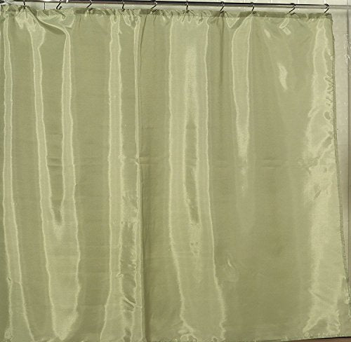 Park Avenue Deluxe Collection Park Avenue Deluxe Collection Mildew-Resistant 10 Gauge Vinyl Shower Curtain Liner w/ Metal Grommets and Reinforced Mesh Header in Sage