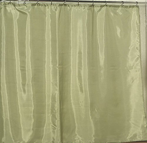 Park Avenue Deluxe Collection Park Avenue Deluxe Collection Mildew-Resistant 10 Gauge Vinyl Shower Curtain Liner w/ Metal Grommets and Reinforced Mesh Header in Sage