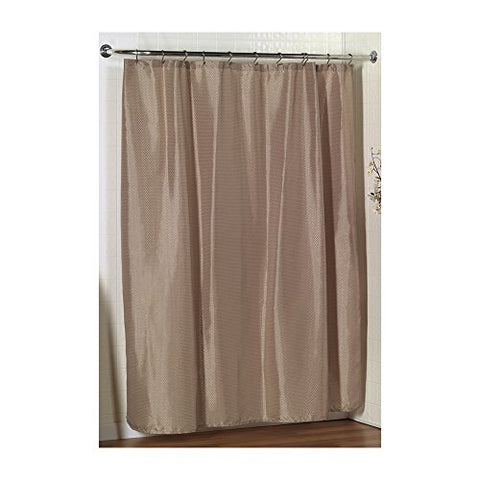 Park Avenue Deluxe Collection Park Avenue Deluxe Collection  inch Lauren inch  Dobby Fabric Shower Curtain in Linen