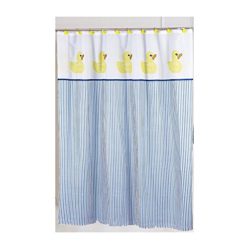 Park Avenue Deluxe Collection  inch Ducky inch  Fabric Shower Curtain