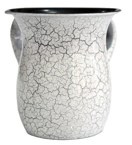 Ben and Jonah Wash Cup Stainless Steel Black and White Marble Design