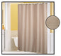 Royal Bath Waffle Weave Textured Fabric Shower Curtain with Metal Grommets (70 inch  x 72 inch ) - Linen