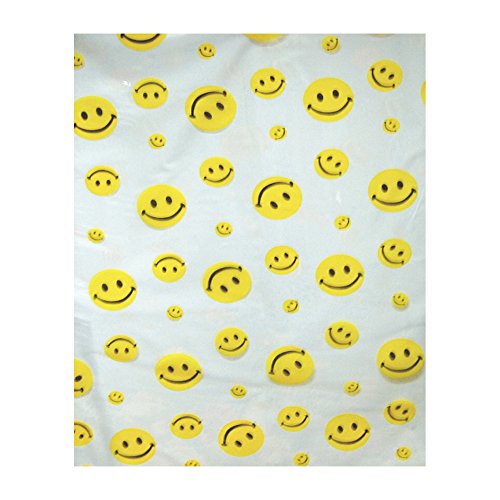 Park Avenue Deluxe Collection Park Avenue Deluxe Collection  inch Happy Face inch  Vinyl Shower Curtain