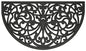 Park Avenue Collection Wrought Iron Rubber Mat Ironworks - 18x30