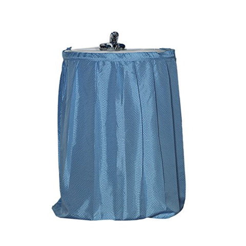 Park Avenue Deluxe Collection Park Avenue Deluxe Collection  inch Lauren inch  Diamond-Piqued 100% Polyester Sink Drape in Light Blue