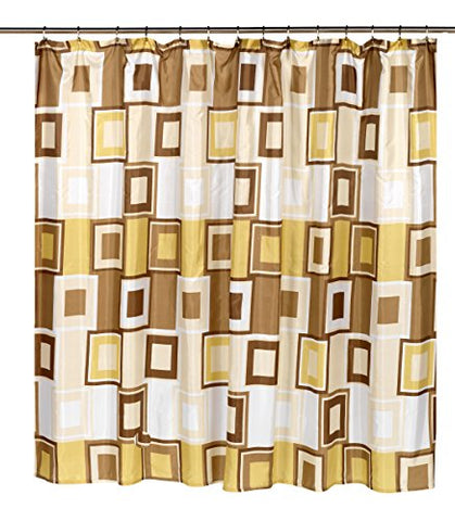 Royal Bath Extra Wide Water Repellant Fabric Shower Curtain Liner with Weighted Hem (108 inch  x 72 inch ) - Contempo