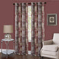 Ben&Jonah Collection Vogue Grommet Window Curtain Panel 50x84 - Marsala