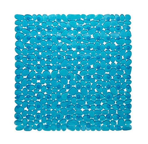 Park Avenue Deluxe Collection Park Avenue Deluxe Collection Stall Size inch Pebbles inch  Vinyl Bath Mat in slate