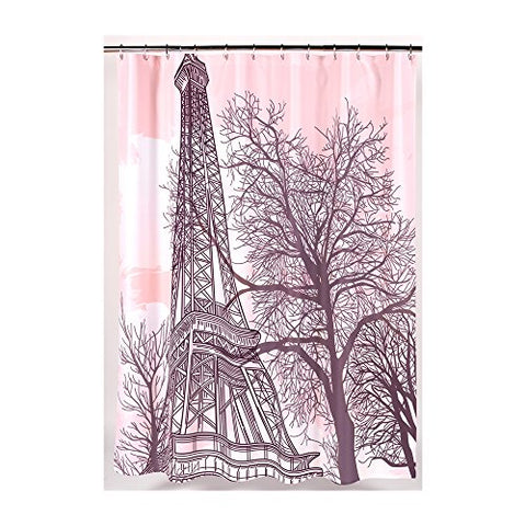 Park Avenue Deluxe Collection Park Avenue Deluxe Collection  inch Tour Eiffel inch  Fabric Shower Curtain