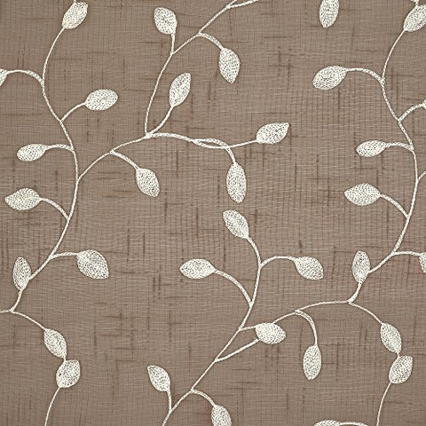 Ben&Jonah Collection Chloe Rod Pocket Window Curtain Panel - 50x84 - Taupe