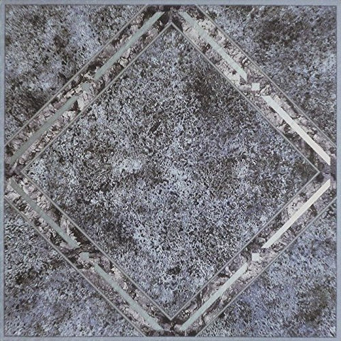 Park Avenue Collection NEXUS Metallic Marble Diamond 12 Inch x 12 Inch Self Adhesive Vinyl Floor Tile #334 - 20 Tiles