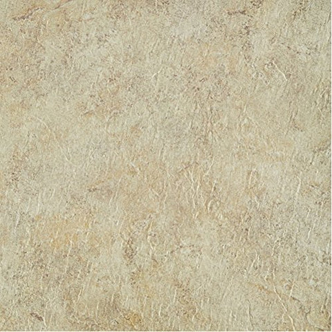 Regal Collection Pack of 10 (18 inch  x 18 inch ) Self Adhesive Natural Stone 2mm Thick Vinyl Tiles - Ghibli Beige Granite