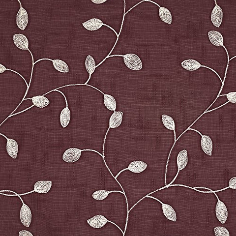 Ben&Jonah Collection Chloe Rod Pocket Window Curtain Panel - 50x84 - Marsala