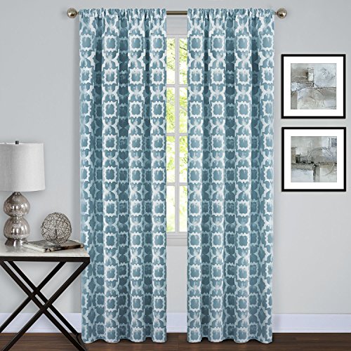 Ben&Jonah Collection Tara Window Curtain Panel - 54x63 - Mist