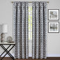Ben&Jonah Collection Tara Window Curtain Panel - 54x84 - Charcoal