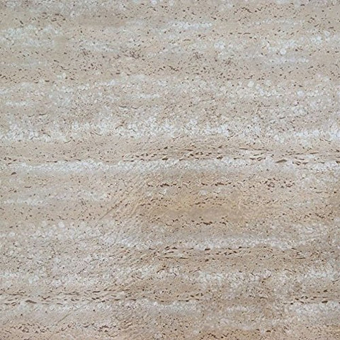 Park Avenue Collection NEXUS Travatine Marble 12 Inch x 12 Inch Self Adhesive Vinyl Floor Tile #425 - 20 Tiles