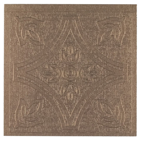 Traditional Elegance Copper 4x4 Self Adhesive Vinyl Wall Tile - 27 Tiles/3 sq. Ft.