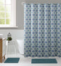 Royal Bath La Floreada Embossed Microfiber Fabric Shower Curtain - 72" x 72"