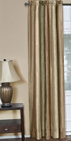 Traditional Elegance Ombre Window Curtain Panel 50x84 - Earth