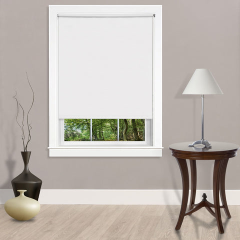 Traditional Elegance Cordless Tear Down Light Filtering Window Shade 55x72 White