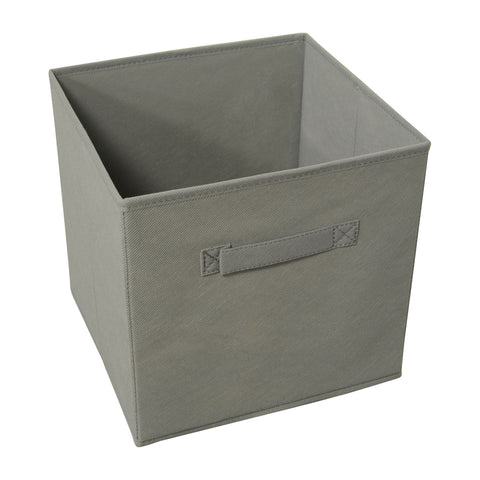 Traditional Elegance Collapsible Storage Bins - Grey - 4 Bins Per Pack