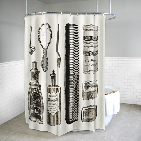 Royal Bath Whimsical Vanity Fabric Shower Curtain (70" x 72")