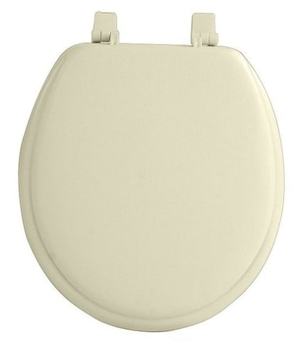 Traditional Elegance Elite 17 Inch Soft Standard Vinyl Toilet Seat - Bone