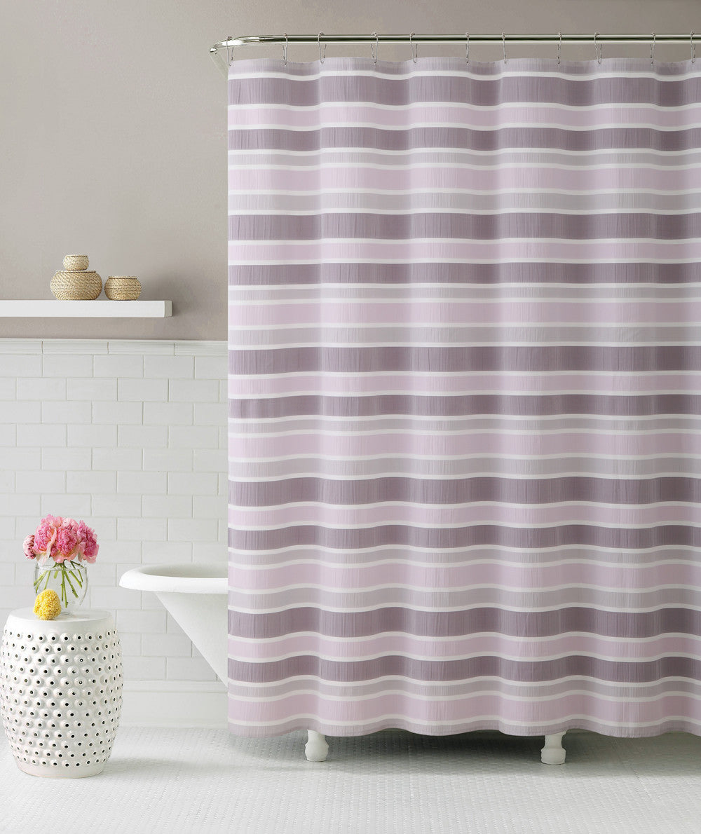 Royal Bath Ombre Cascade Pink Fabric Shower Curtain - 72" x 72"