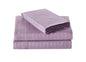 1800 Series Embossed Egyptian Striped Sheet Set