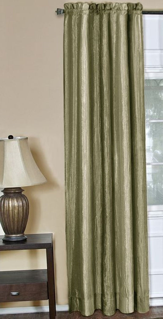 Traditional Elegance Ombre Window Curtain Panel 50x63 - Sage