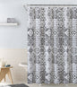 Royal Bath Mosaico Mandala Burst PEVA Non-Toxic Shower Curtain - 72" x 72"with 12 Matching Roller Hooks