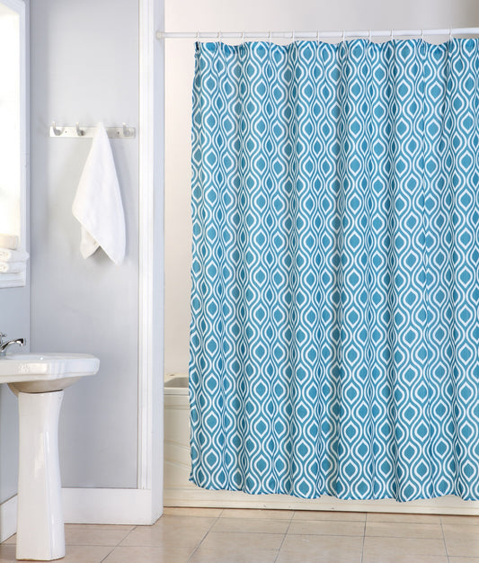 Royal Bath Gotitas Canvas Fabric Shower Curtain - 70" x 70"