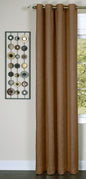 Traditional Elegance Trinia - Lined Grommet Window Curtain Panel - 50x63 Cinnabar