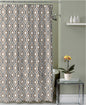 Royal Bath Palazzo dei Diamanti Canvas Fabric Shower Curtain (70" x 72") - Taupe