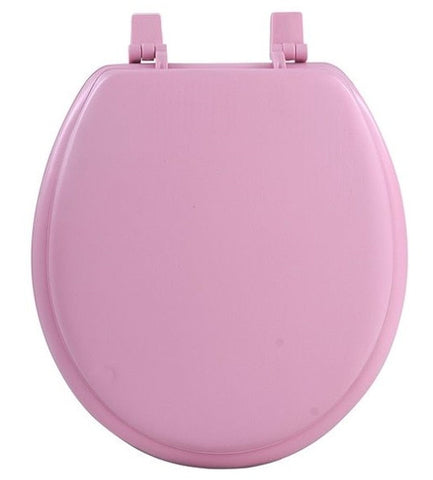 Traditional Elegance Elite 17 Inch Soft Standard Vinyl Toilet Seat - Tea Rose